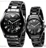  Shop Authentic Emporio Armani Black Ceramic Dial Ceramic Strap Watch For Women - AR1401 - Luxxuri