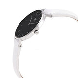  Shop Authentic Daniel Wellington Classic Petite Bondi Black Dial White Leather Strap Watch For Women - DW00100284 - Luxxuri