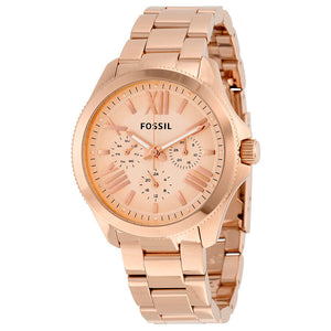  Shop Authentic Fossil Cecile Rose Gold Dial Rose Gold Steel Strap Watch for Women - AM4511 - Luxxuri