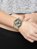  Shop Authentic Michael Kors Layton Pave Blue Dial Gold Steel Strap Watch for Women - MK6243 - Luxxuri