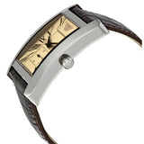  Shop Authentic Emporio Armani Classic Beige Dial Brown Leather Strap Watch For Men - AR0154 - Luxxuri