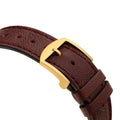  Shop Authentic Gucci Grip Yellow Gold Dial Maroon Leather Strap Unisex Watch - YA157411 - Luxxuri