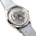  Shop Authentic Gucci G Timeless Automatic Mother of Pearl Dial Blue Leather Strap Watch For Women - YA1264113 - Luxxuri