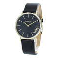  Shop Authentic Coach Perry Black Dial Black Leather Strap Watch for Women - 14503333 - Luxxuri