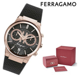  Shop Authentic Salvatore Ferragamo Sapphire Chrono Black Dial Black Rubber Strap Watch for Men - SFME00721 - Luxxuri