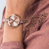  Shop Authentic Michael Kors Jaryn Analog Gold Dial Pink Steel Strap Watch For Women - MK4343 - Luxxuri