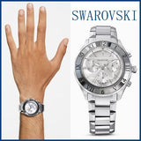  Shop Authentic Swarovski Dextera Chronograph Silver Dial Silver Steel Strap Watch for Women - 5641297 - Luxxuri