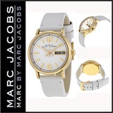  Shop Authentic Marc Jacobs Fergus Grey Dial Grey Leather Strap Watch for Women - MBM8654 - Luxxuri