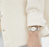  Shop Authentic Versace Virtus Quartz White Dial Silver Steel Strap Watch For Women - VET300621 - Luxxuri