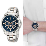  Shop Authentic Maserati Successo Chronograph 44mm Stainless Steel Watch For Men - R8873621008 - Luxxuri
