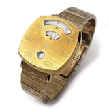  Shop Authentic Gucci Grip Yellow Gold Dial Yellow Gold Steel Strap Unisex Watch -  YA157403 - Luxxuri