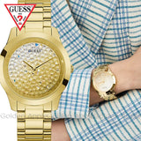  Shop Authentic Guess Crush Gold Dial Gold Steel Strap Watch For Women - GW0020L2 - Luxxuri