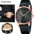  Shop Authentic Calvin Klein City Quartz Grey Dial Black Leather Strap Watch for Men - K2G2G6C3 - Luxxuri