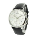  Shop Authentic Calvin Klein Posh Silver Dial Black Leather Strap Watch for Men - K8Q371C6 - Luxxuri