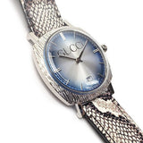 Shop Authentic Gucci Grip Vintage Silver Stainless Steel Quartz Unisex Watch 35mm - YA152401 - Luxxuri