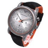  Shop Authentic Emporio Armani Chronograph Quartz Grey Dial Black Leather Strap Watch For Men - AR11174 - Luxxuri