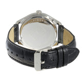  Shop Authentic Tommy Hilfiger Oliver Analog Silver Dial Black Leather Strap Watch for Men - 1791305 - Luxxuri