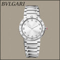  Shop Authentic Bvlgari Bvlgari Bvlgari Lady Diamonds Silver Dial Silver Steel Strap Watch for Women - BVLGARI103696 - Luxxuri