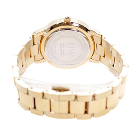  Shop Authentic Daniel Wellington Iconic Link Black Dial Rose Gold Steel Strap Watch for Women - DW00100210 - Luxxuri