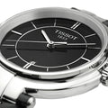  Shop Authentic Tissot T Lady Flamingo Black Dial Black Leather Strap Watch For Women - T094.210.16.051.00 - Luxxuri