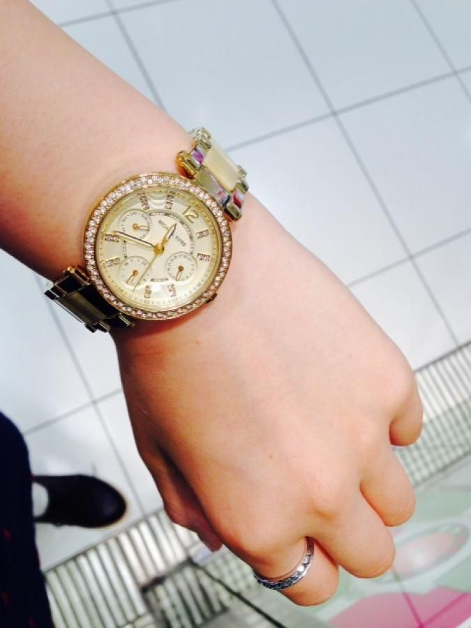  Shop Authentic Michael Kors Parker Gold DIal Gold Steel Strap Watch for Women - MK5842 - Luxxuri