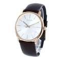  Shop Authentic Calvin Klein Posh Silver Dial Brown Leather Strap Watch for Men - K8Q316G6 - Luxxuri