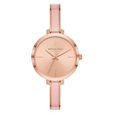  Shop Authentic Michael Kors Jaryn Analog Gold Dial Pink Steel Strap Watch For Women - MK4343 - Luxxuri