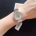 Michael Kors Darci Silver Dial Silver Steel Strap Watch for Women - MK3476