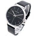  Shop Authentic Calvin Klein Evan Black Dial Black Leather Strap Watch for Men - K7B211CZ - Luxxuri