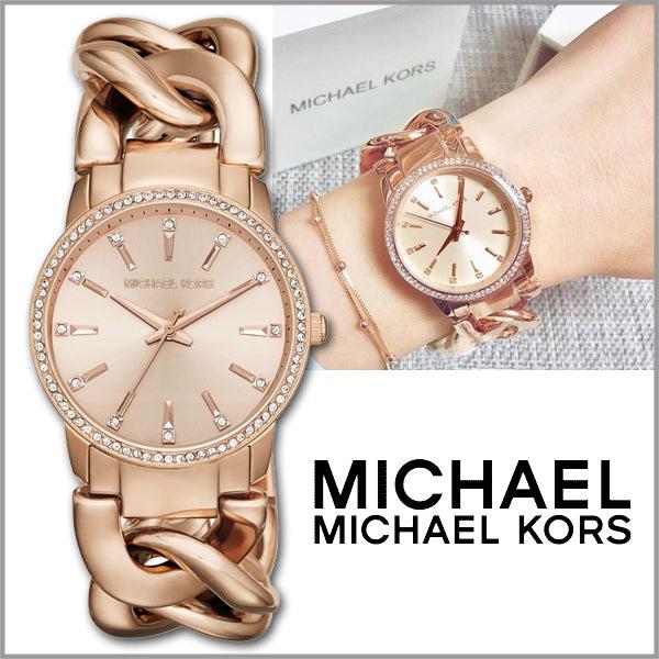  Shop Authentic Michael Kors Nini Quartz Crystals Rose Gold Dial Rose Go Watch For Women - MK3236 - Luxxuri