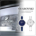  Shop Authentic Swarovski Crystalline Delight Analog Blue Dial Two Tone Steel Strap Watch for Women - 5580533 - Luxxuri