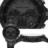  Shop Authentic Michael Kors Grayson Chronograph Black Dial Black Steel Strap Watch For Men - MK9109 - Luxxuri
