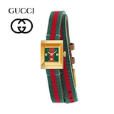  Shop Authentic Gucci G-Frame Multicolored Red and Green Dial Watch For Women - YA128527 - Luxxuri