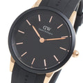  Shop Authentic Daniel Wellington Iconic Motion Black Dial Black Rubber Strap Watch For Men - DW00100425 - Luxxuri