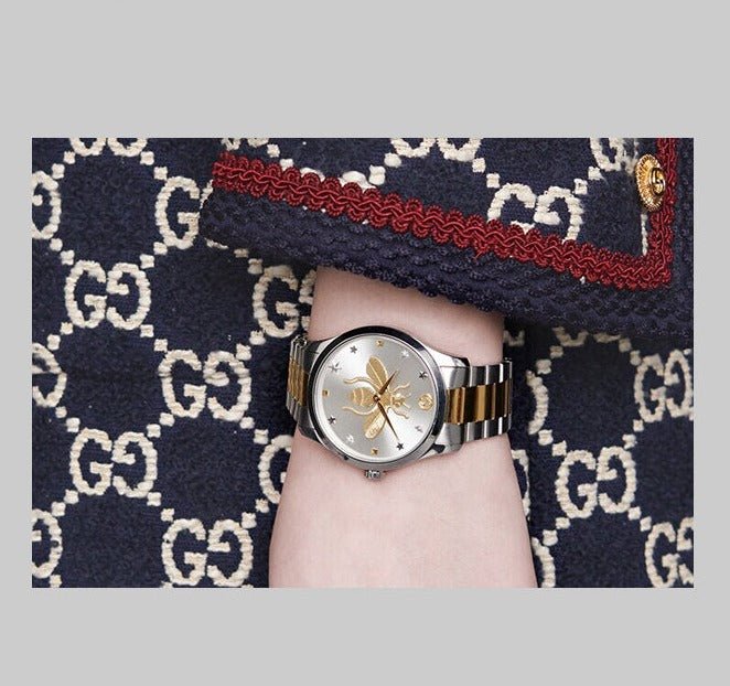  Shop Authentic Gucci G Timeless Silver Dial Two Tone Steel Strap Watch For Women - YA1264131 - Luxxuri