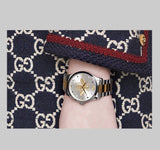  Shop Authentic Gucci G Timeless Silver Dial Two Tone Steel Strap Watch For Women - YA1264131 - Luxxuri