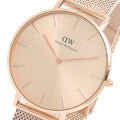  Shop Authentic Daniel Wellington Petite Rose Gold Dial Rose Gold Mesh Strap Watch For Women - DW00100472 - Luxxuri