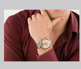  Shop Authentic Emporio Armani Aviator Chronograph Beige Dial Silver Steel Strap Watch For Men - AR11239 - Luxxuri