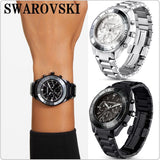  Shop Authentic Swarovski Dextera Chronograph Silver Dial Silver Steel Strap Watch for Women - 5641297 - Luxxuri