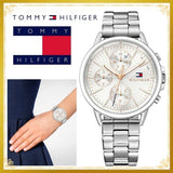  Shop Authentic Tommy Hilfiger Carly White Dial Silver Stainless Steel Strap Watch for Women - 1781787 - Luxxuri