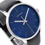  Shop Authentic Calvin Klein High Noon Quartz Blue Dial Black Leather Strap Watch for Men - K8M211CN - Luxxuri