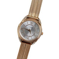  Shop Authentic Guess Whisper Silver Dial Rose Gold Mesh Bracelet Watch for Women - W1084L3 - Luxxuri