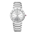  Shop Authentic Bvlgari Bvlgari Lady Silver Dial Silver Steel Strap Watch for Women - BVLGARI103575 - Luxxuri