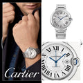  Shop Authentic Cartier Ballon Bleu De Cartier Silver Dial Silver Steel Strap Watch for Men - WSBB0049 - Luxxuri