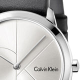  Shop Authentic Calvin Klein Minimal Silver Dial Brown Leather Strap Watch for Men - K3M221G6 - Luxxuri