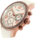  Shop Authentic Guess Sport White Dial White Rubber Strap Watch For Women - W0616L1 - Luxxuri