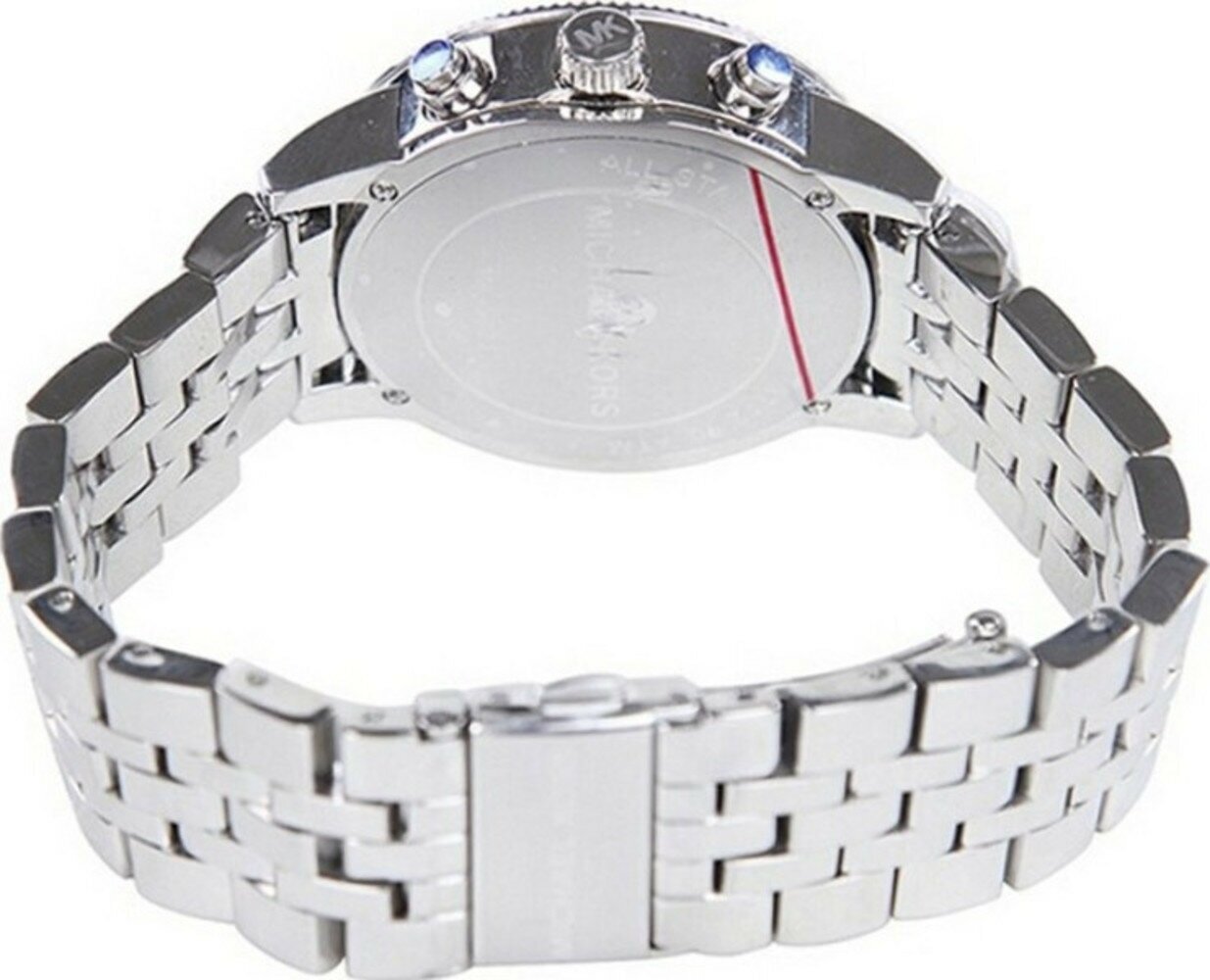  Shop Authentic Michael Kors Jet Set Chronograph Blue Dial Silver Steel Strap Watch for Women - MK5021 - Luxxuri