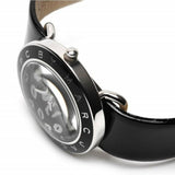  Shop Authentic Marc Jacobs Amy Black Dial Black Leather Strap Watch for Women - MBM1163 - Luxxuri