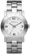  Shop Authentic Marc Jacobs Amy Silver Dial Silver Steel Strap Watch for Women - MBM3181 - Luxxuri