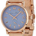  Shop Authentic Marc Jacobs Mini Baker Blue Dial Rose Gold Steel Strap Watch for Women - MBM3285 - Luxxuri